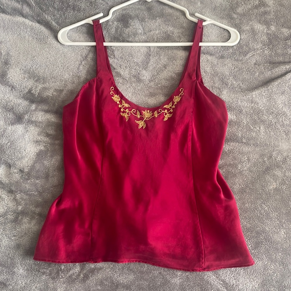 Victoria secret silk slip top